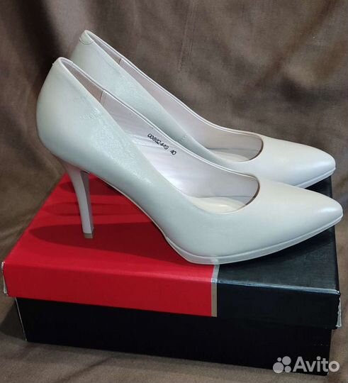 Туфли лодочки натуральная кожа