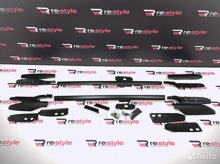 Рейлинги Лексус GX 470 Черные