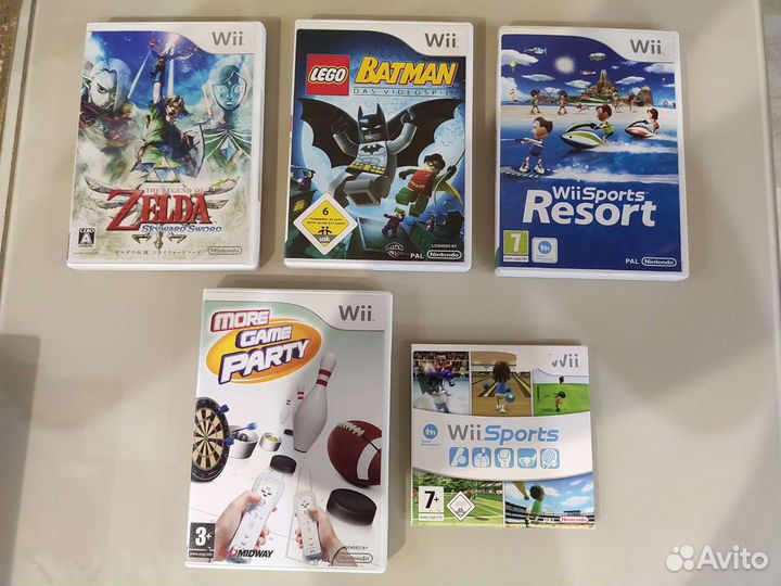 Лицензионные игры для Wii U и WII