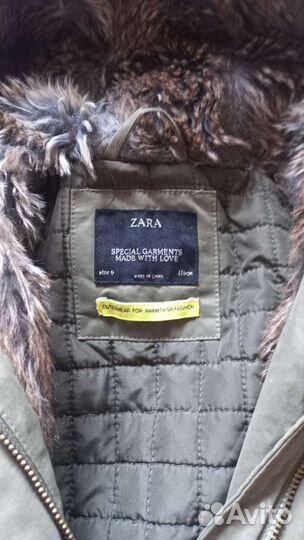 Парка для девочки Zara 116