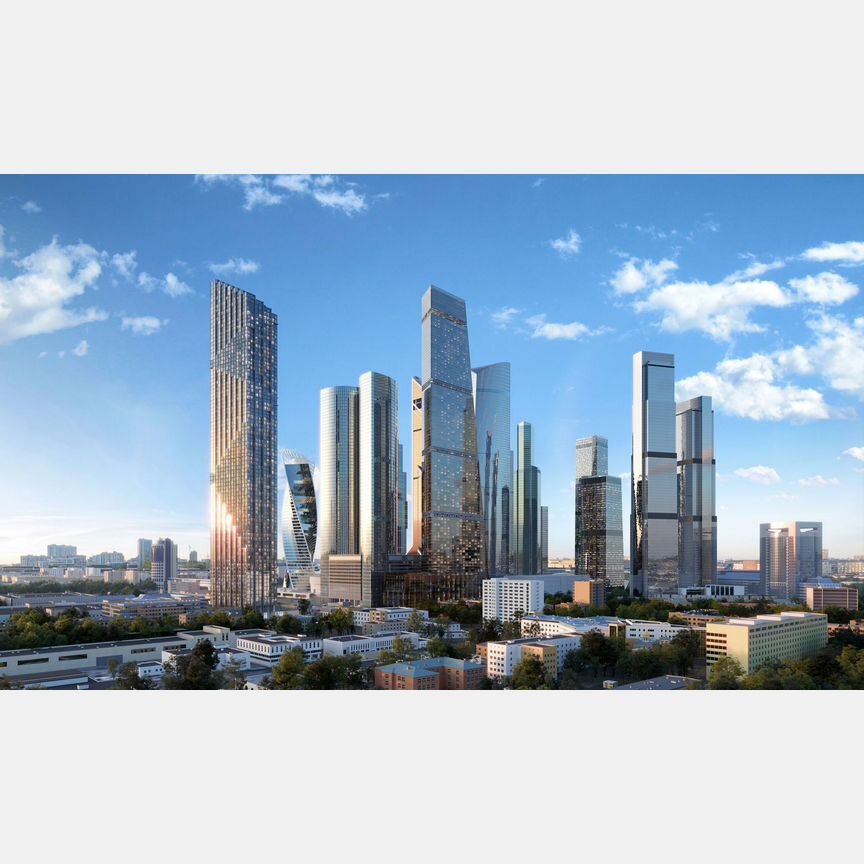 1-к. квартира, 54,4 м², 29/85 эт.