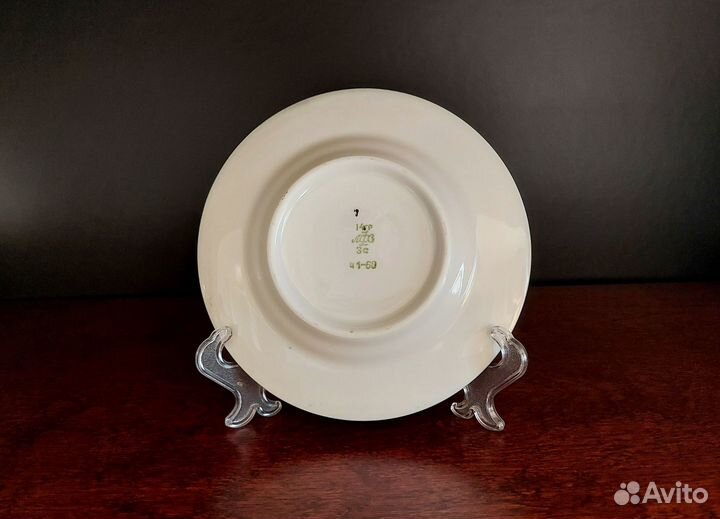 Тарелка кобальт лфз фарфор