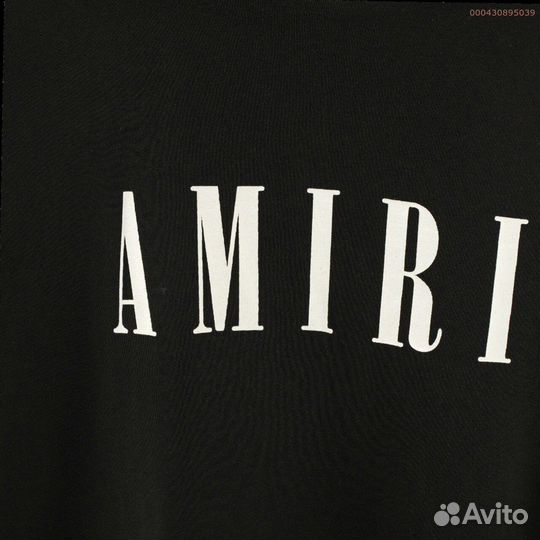 Футболка Amiri 3D logo (Хлопок 100%, Премиум)