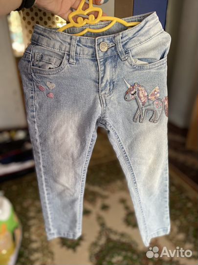 Джинсы для девочки 92,98