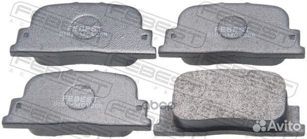 Колодки тормозные задние 0101MCV20R Febest