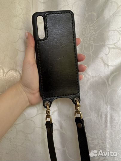 Кожаный чехол для huawei p20pro
