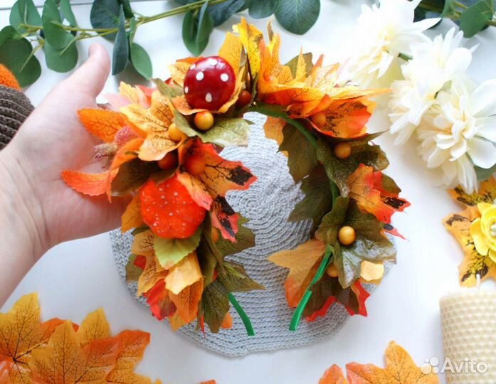 Осенний ободок/ ободок ягодки