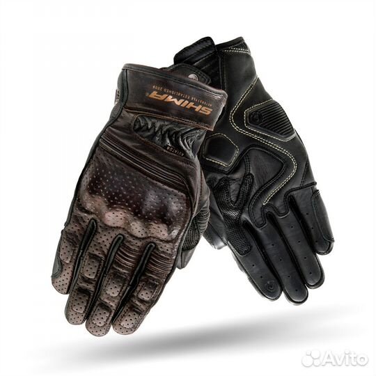 Перчатки Shima Aviator Dark Brown Новые