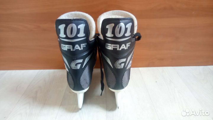 Коньки хоккейные детские Graf 101 (размер 34-35)