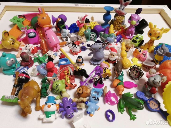 5 пакетов игрушек киндер пупсы единорог