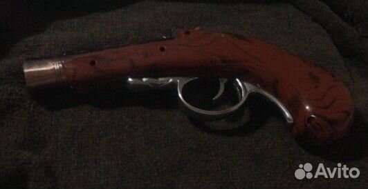 Зажигалка пьезо в стиле пистолета модель