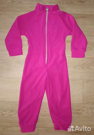 Флисовый комбинезон для девочки