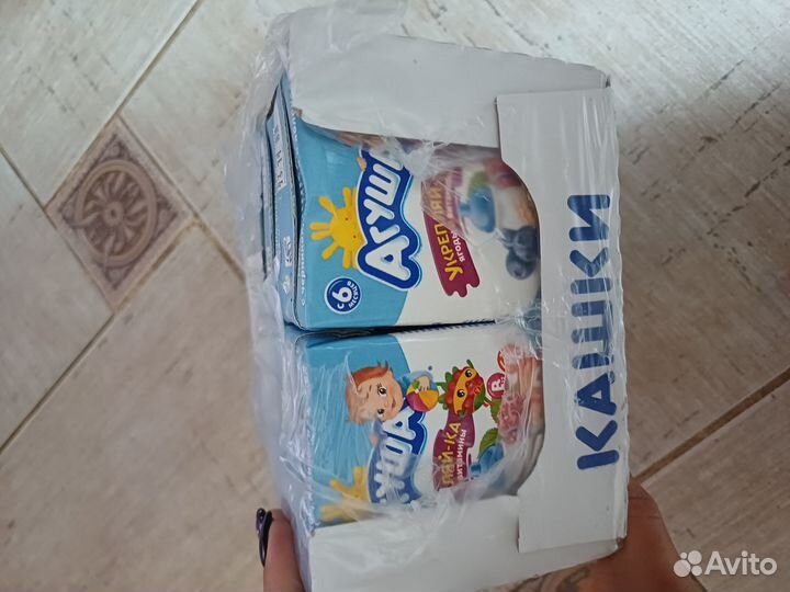 Агуша молочная кашка Укрепляйка