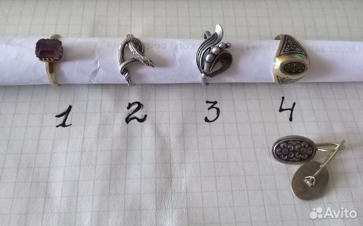 Серебро 875 пробы СССР