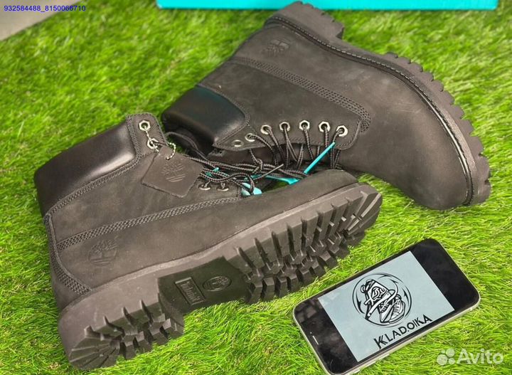 Ботинки Timberland black оригинал