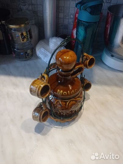 Подарочный набор графин Молдова под напитки