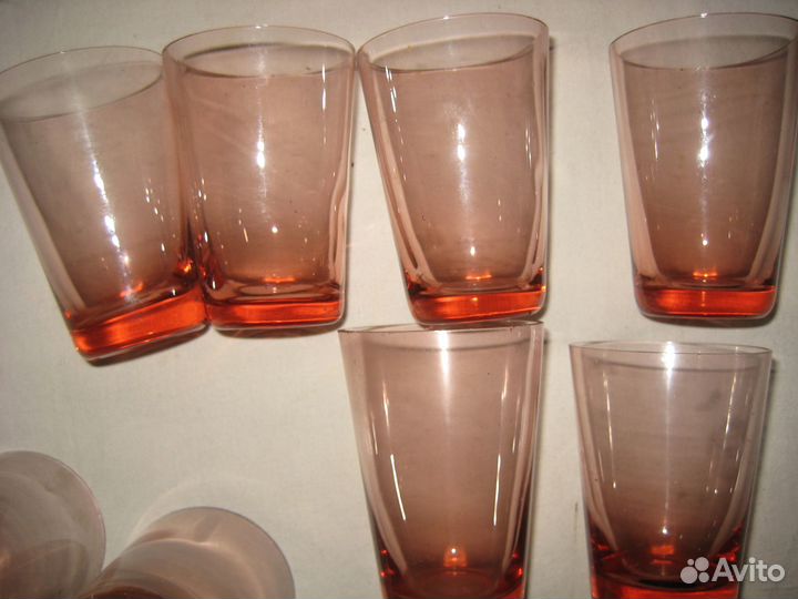 Рюмки (цветное стекло) СССР