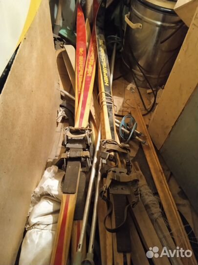 Беговые лыжи Карельские-76 и ботинки СССР