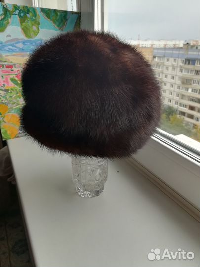 Шапка норковая женская размер 56-58