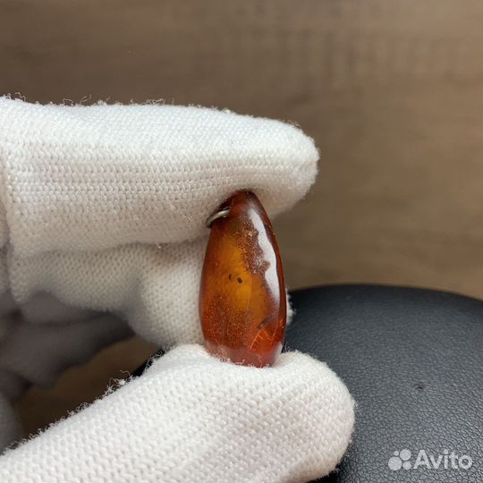 Винтажный Кулон Из Янтаря Ретро