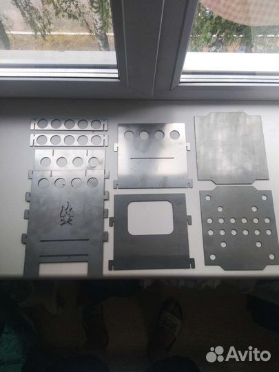 Топка из нержавейки. Щепочница