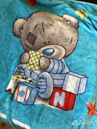 Плед детский плюшевый