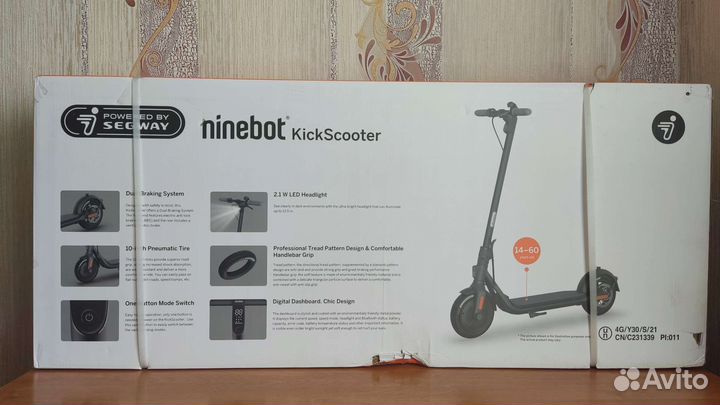 Электросамокат Ninebot KickScooter F40A