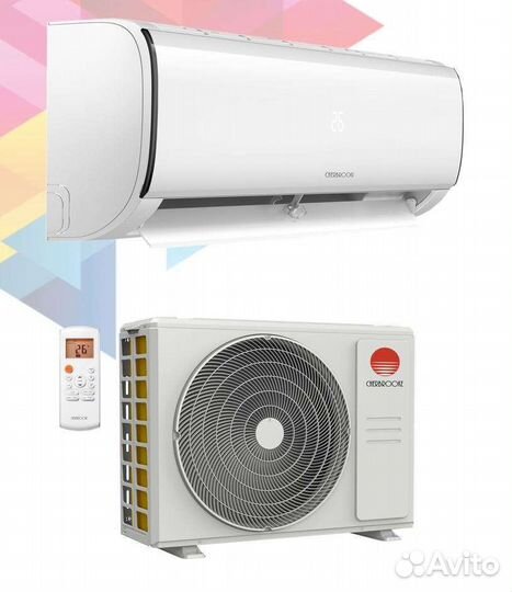 Кондиционер инверторный, настенный на 30 кв.м