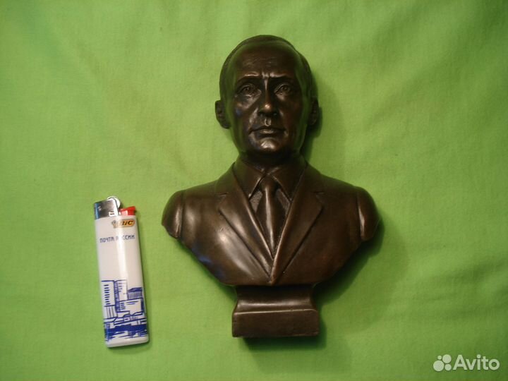 Владимир Путин Z Бюст Редкий мзхл Москва 2002
