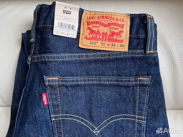 Levi's 550 '92 Relaxed Taper Оригинал 33х30