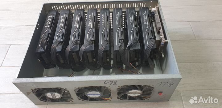 Майнинг ферма RX580 8Gb Sapphire
