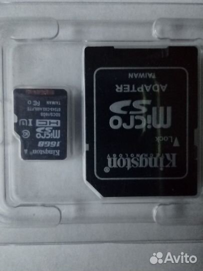 Карта памяти Kingston Class10/16Gb