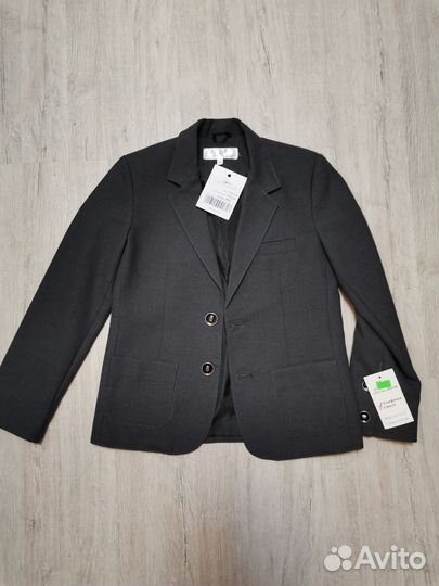 Пиджак серый для мальчика 128 134
