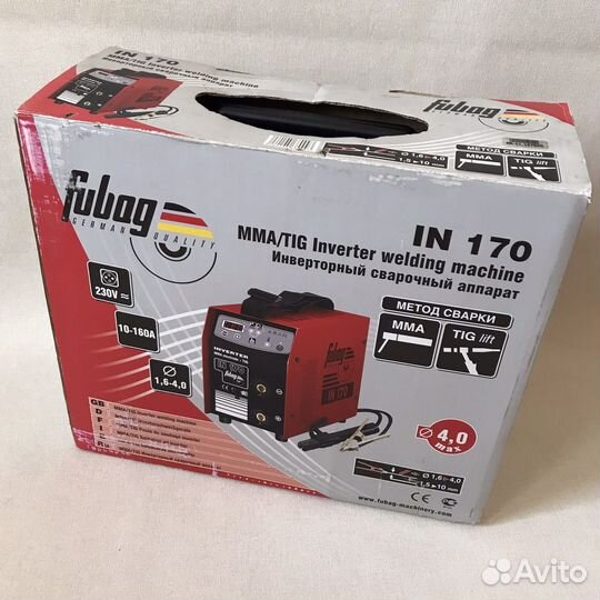 Сварочный аппарат инверторный Fubag IN 170