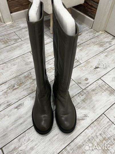 Сапоги натуральная кожа, 37(23,7 см)