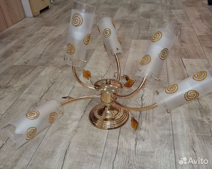 Люстра потолочная бу