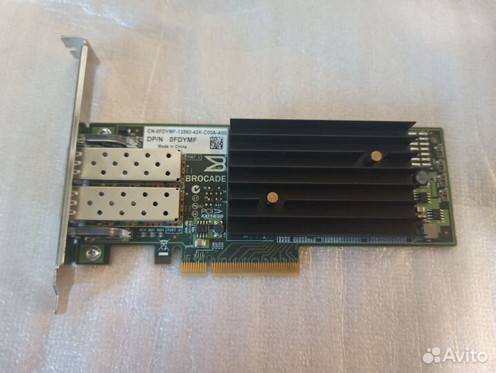 Сетевая карта Dell Brocade 1020 10GB Dual Port
