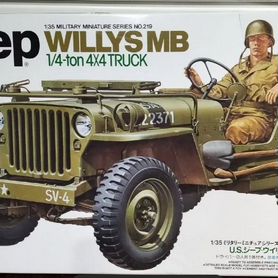 Tamiya 35219 Сборная модель джип 4х4 Willys 1/35