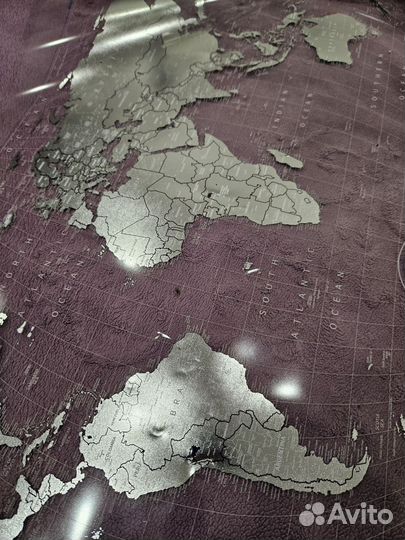 Скретч карта мира Travel Map Air World 1DEA.ME