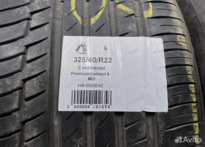 Continental PremiumContact 6 325/40 R22 94Y
