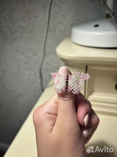 Кольцо-бабочка