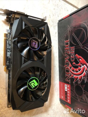 Видеокарта PowerColor Radeon RX 580 Red Dragon 8GB