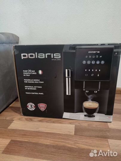 Кофемашина polaris pacm 2041 sw запечатанная