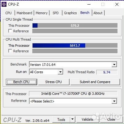 Процессор Intel Core i7-10700KF сокет LGA1200