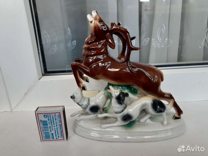 Статуэтка. Охота на оленя. Германия