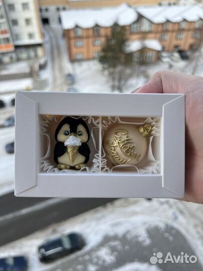 Шоколад ручной работы новогодний