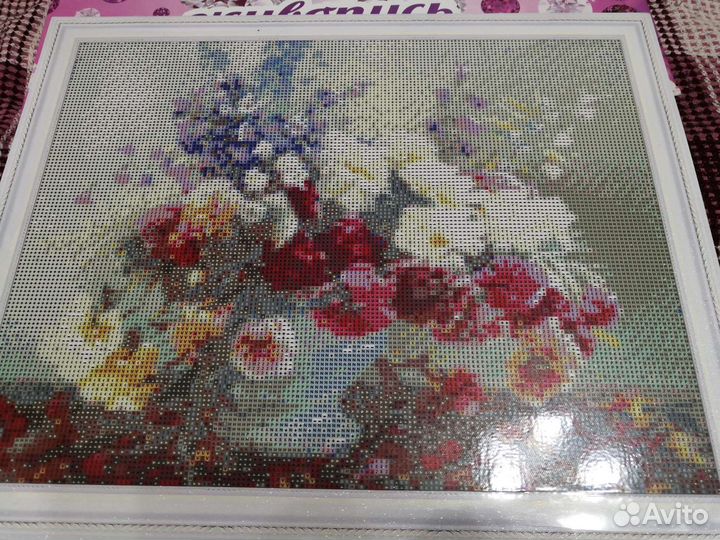Алмазная мозаика 40х50 см на подрамнике