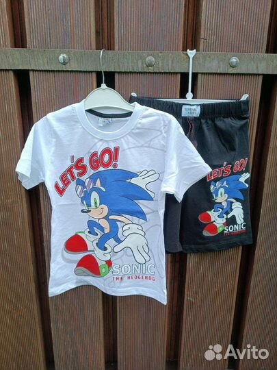 Костюм для мальчика новый Соник Sonic 104см