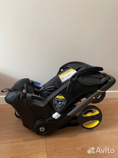 Автолюлька на колесиках для новорожденных