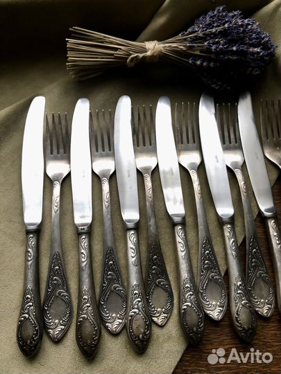 Вилки столовые мельхиор СССР